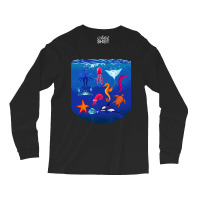 Sea Animals Ocean Life Creatures Lover For Kids Ch Long Sleeve Shirts | Artistshot