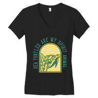 Sea Turtles Are My Spirit Animal 2sea Turtle Women's V-neck T-shirt | Artistshot