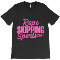 Rope Skipping Sports Rope Jumping Knees Up Single  T-shirt | Artistshot