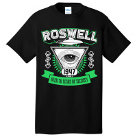 Roswell 1947 Alien Area 51 Conspiracy Theory Basic T-shirt | Artistshot