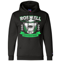 Roswell 1947 Alien Area 51 Conspiracy Theory Champion Hoodie | Artistshot