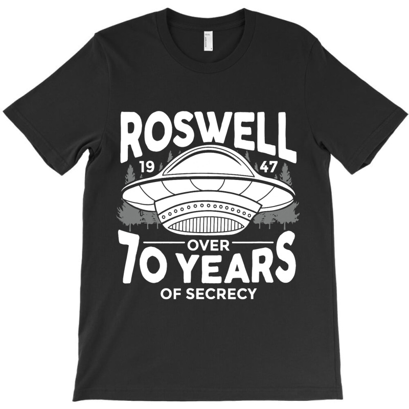 Roswell 1947 Over 70 Years Of Secrecy Ufo Alien Ar T-shirt | Artistshot