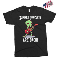 Summer Concerts Are Back Funny Alien Guitar Music Exclusive T-shirt | Artistshot