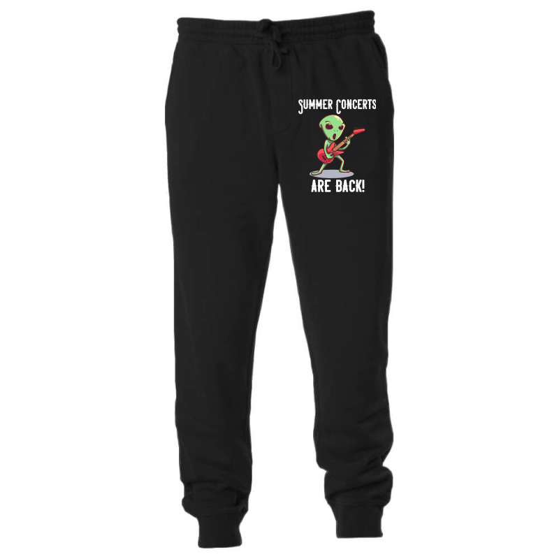 Summer Concerts Are Back Funny Alien Guitar Music Unisex Jogger | Artistshot