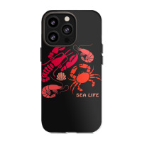 Sea Life Lobster Crab Shrimp And Clams Ocean Seafo Iphone 13 Pro Case | Artistshot