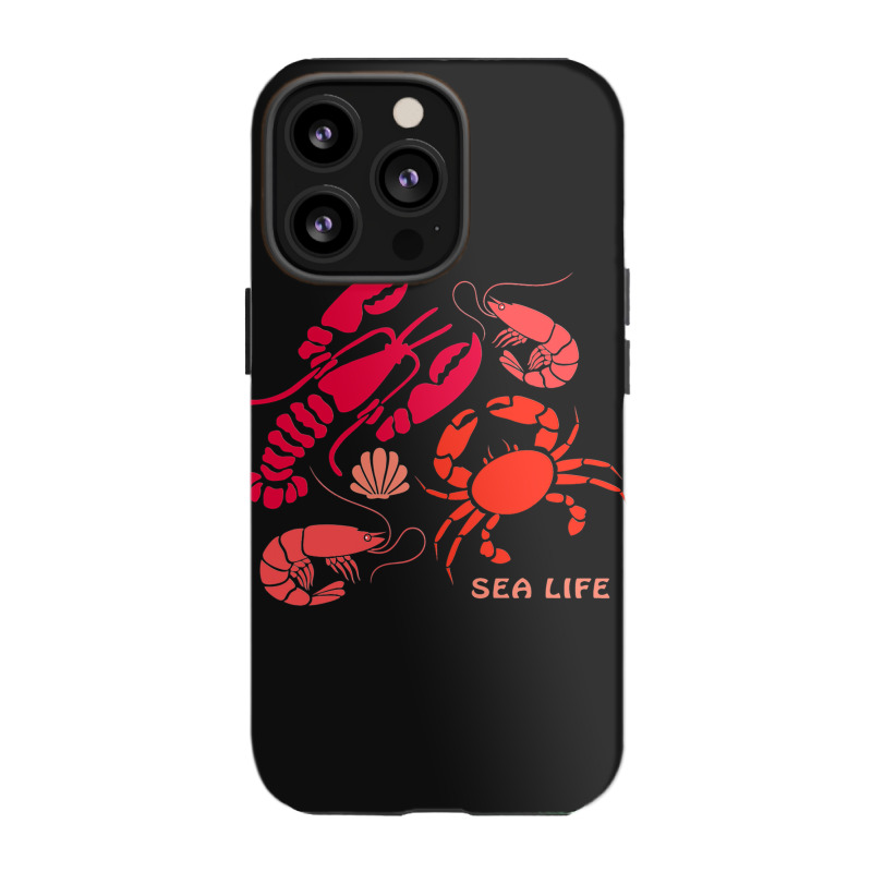 Sea Life Lobster Crab Shrimp And Clams Ocean Seafo Iphone 13 Pro Case | Artistshot