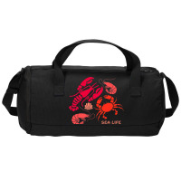 Sea Life Lobster Crab Shrimp And Clams Ocean Seafo Duffel Bag | Artistshot