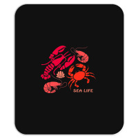 Sea Life Lobster Crab Shrimp And Clams Ocean Seafo Mousepad | Artistshot