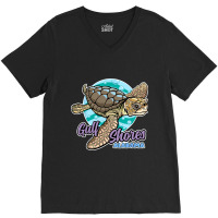 Sea Loggerhead Turtle Gulf Shores Alabama V-neck Tee | Artistshot