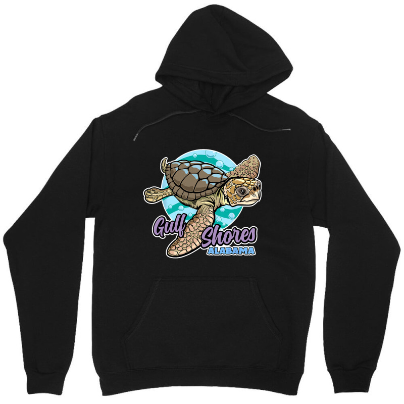 Sea Loggerhead Turtle Gulf Shores Alabama Unisex Hoodie by WENDYKARL | Artistshot