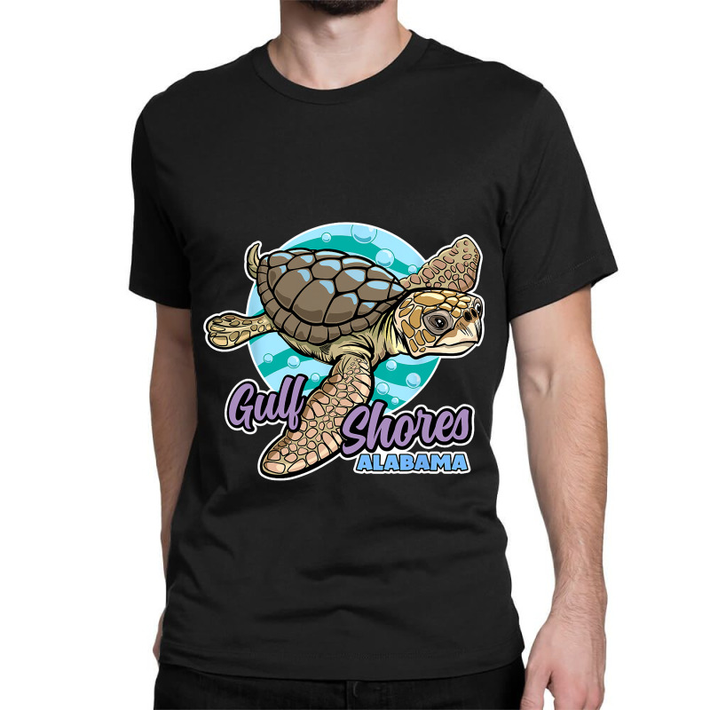 Sea Loggerhead Turtle Gulf Shores Alabama Classic T-shirt by WENDYKARL | Artistshot