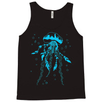 Sea Ocean Life Blue Jellyfish Tank Top | Artistshot