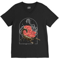 Scorpion Horoscope 2zodiac Sign 2born November Oct V-neck Tee | Artistshot