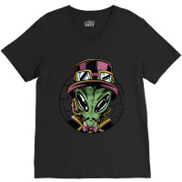 Steampunk Alien 2 V-neck Tee | Artistshot