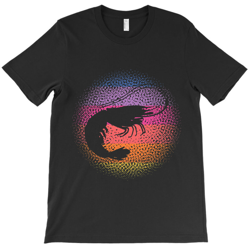 Shrimp Retro Vintage 60s 70s 80s Sea Animal Seafoo T-shirt | Artistshot