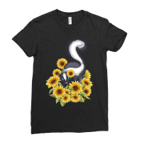 Sunflower Skunk 2pet Lover Zookeeper Zoologist Vet Ladies Fitted T-shirt | Artistshot