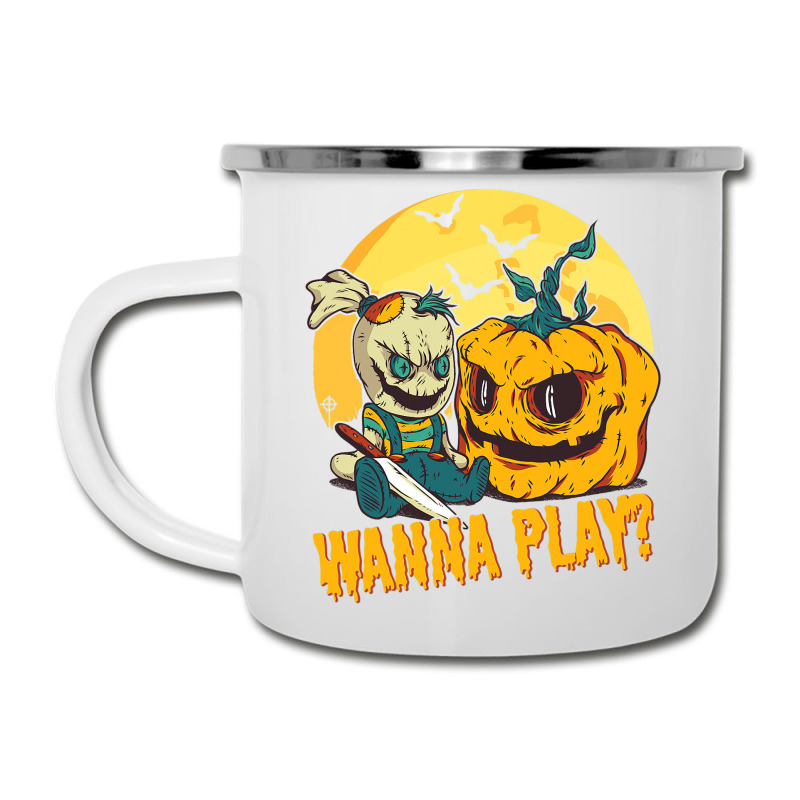 Scary Horror Doll Funny Halloween Horror Costume Camper Cup | Artistshot