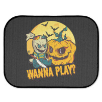 Scary Horror Doll Funny Halloween Horror Costume Rear Car Mat | Artistshot