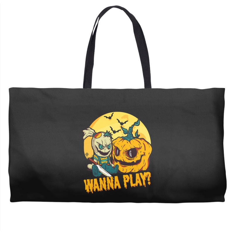 Scary Horror Doll Funny Halloween Horror Costume Weekender Totes | Artistshot