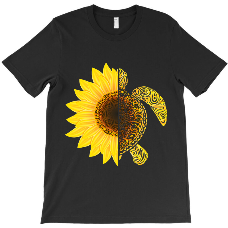 Sunflower Turtle Save Turtles T-shirt | Artistshot