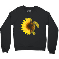 Sunflower Turtle Save Turtles Crewneck Sweatshirt | Artistshot