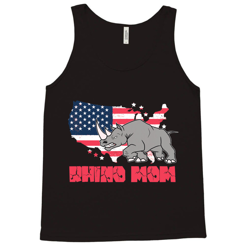 Rhino Rhinoceros Safari Zoo Wilderness Wildlife Tank Top | Artistshot