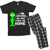 School Is Out Alien Men's T-shirt Pajama Set | Artistshot