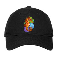 Seahorse Marine Ocean Wildlife Nature Animal Coral Adjustable Cap | Artistshot