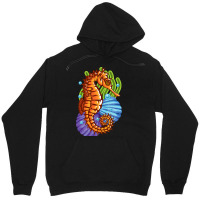 Seahorse Marine Ocean Wildlife Nature Animal Coral Unisex Hoodie | Artistshot