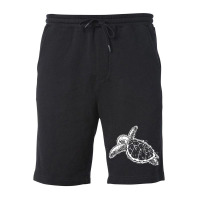 Space Turtle Fleece Short | Artistshot