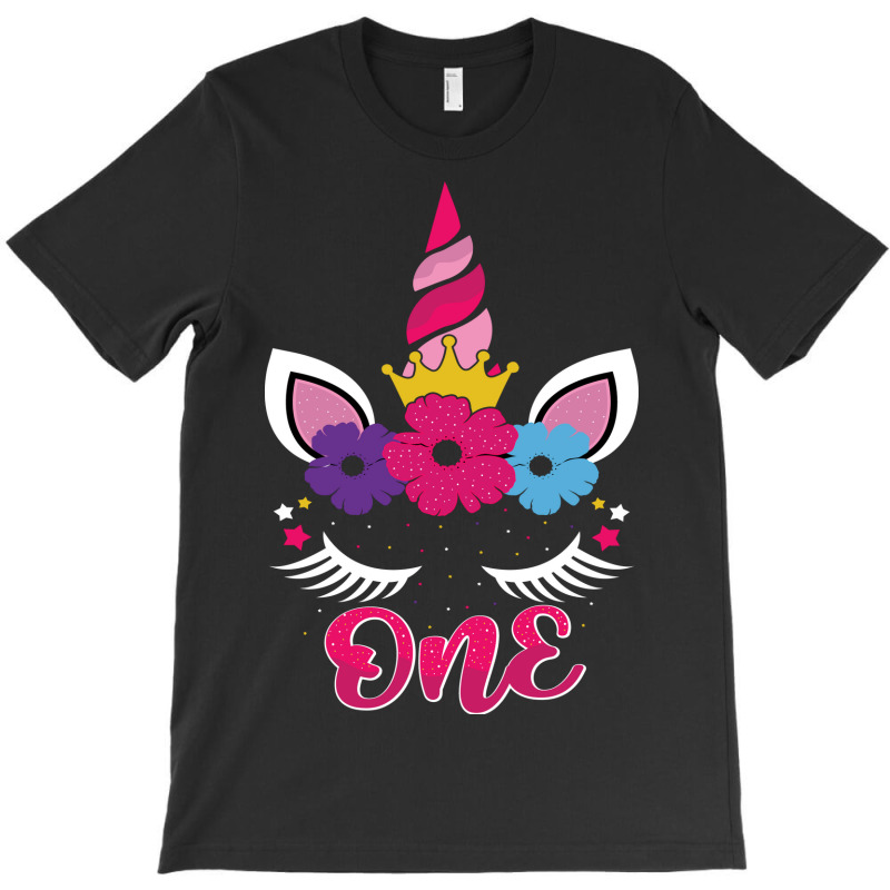 One Unicorn Birthday T Shirt Design T-shirt | Artistshot