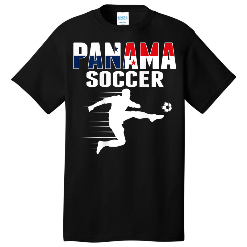 Panama Soccer Lovers Jersey Panamanian Flag Football Players Basic T-shirt by bambi | Artistshot