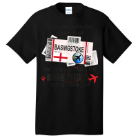 Basingstoke Girl   Basingstoke Boarding Pass   Basingstoke Basic T-shirt | Artistshot