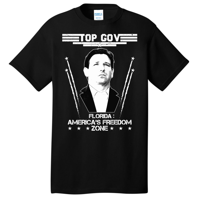 Top Gov Ron Desantis Top Gov-j6tvd Basic T-shirt | Artistshot