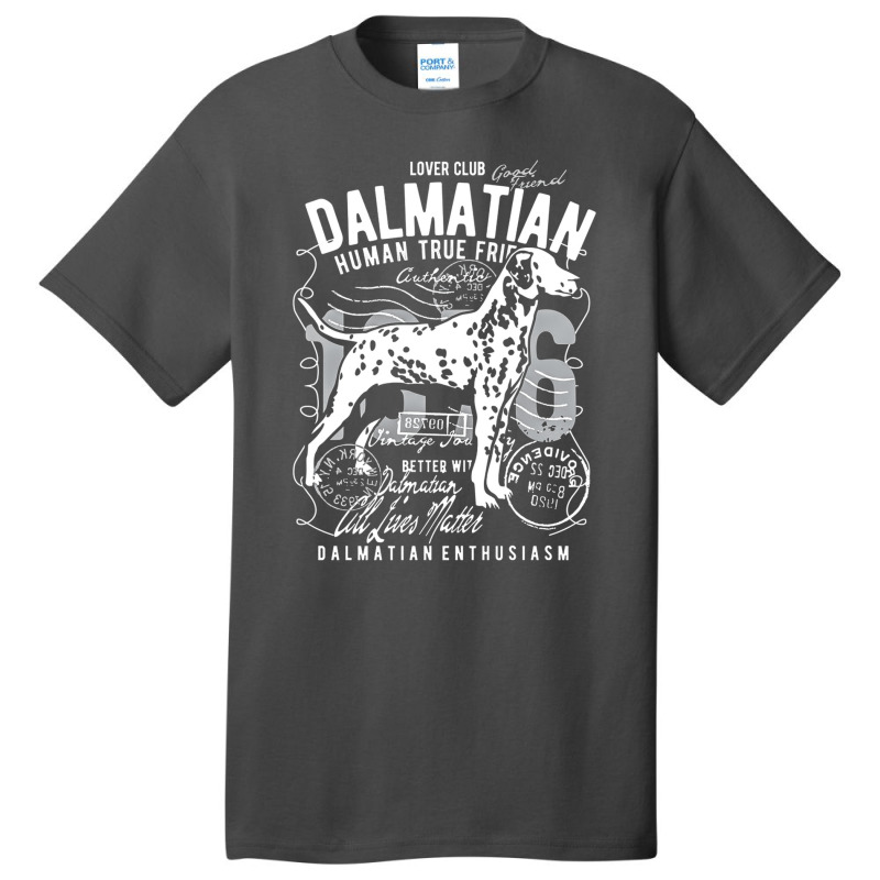 Dalmatian Dog Lovers Clubs, Dalmatian Dog Lovers Clubs Vintage, Dalmat Basic T-shirt by SHNCKDFM | Artistshot