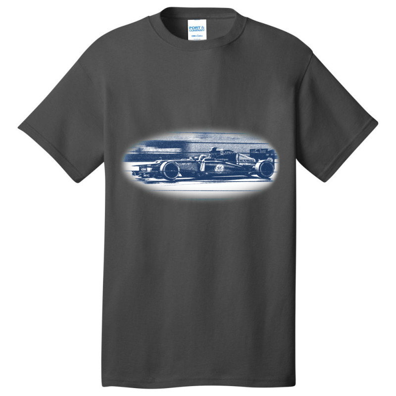 Race Car Basic T-shirt by NICHOLASGIBSON | Artistshot