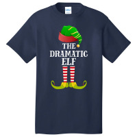 Dramatic Elf   Funny Matching Family Christmas Pajamas T Shirt Basic T-shirt | Artistshot