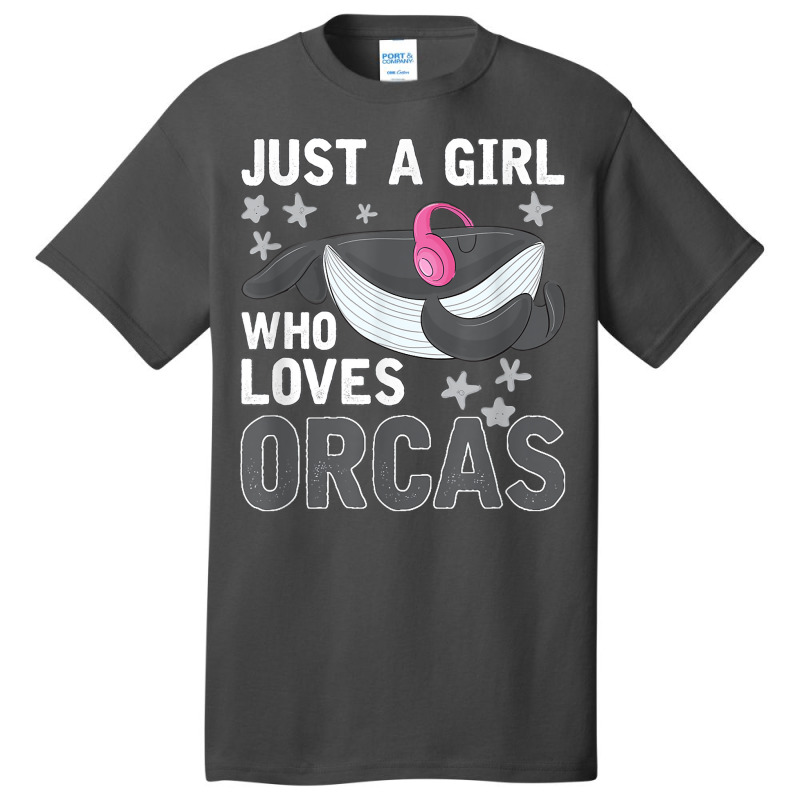 Diving Orca Cute Whale Women Girls Gift Orca Basic T-shirt | Artistshot