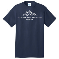 Vintage Faith Can Move Mountains Christian T Shirt Basic T-shirt | Artistshot