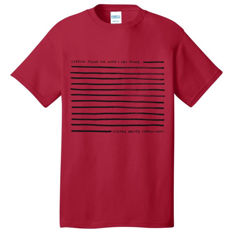 Sorrow The National Basic T-shirt by CAROLEEGRAY | Artistshot