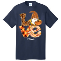 Love Gnome Pumpkin Mimi Thanksgiving Group Matching Basic T-shirt | Artistshot