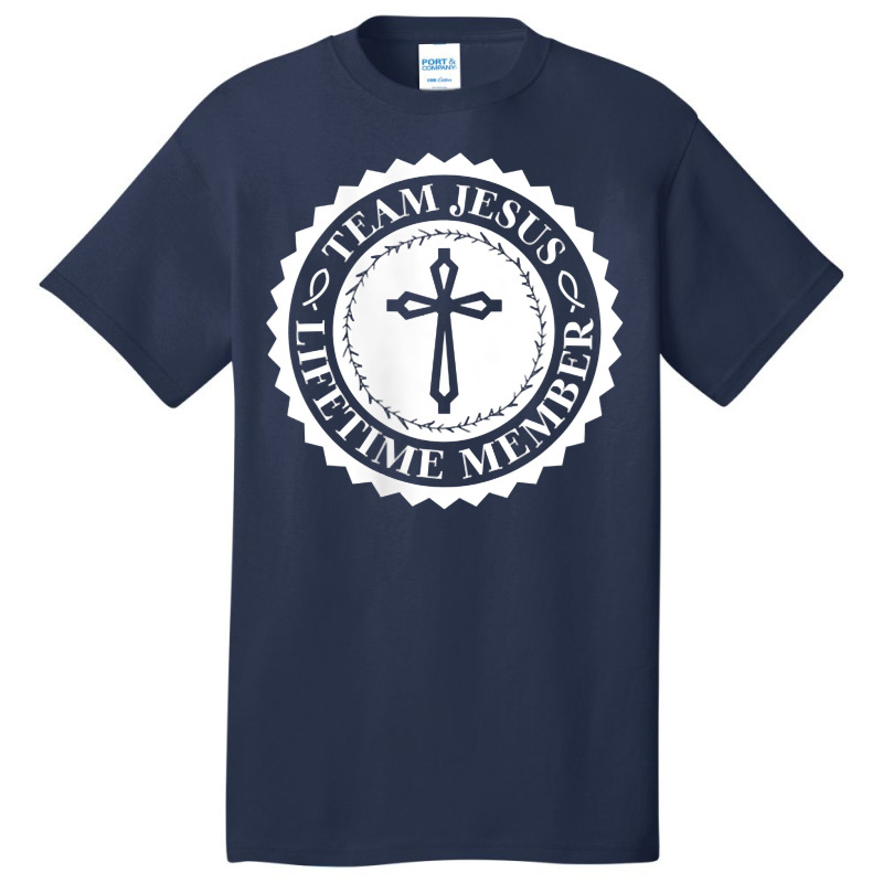 Lifetime Member   Team Jesus T Shirt Basic T-shirt by cm-arts | Artistshot