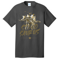 Stegosaurus Skeleton Paleontologist Fossil Dino Lovers Basic T-shirt | Artistshot