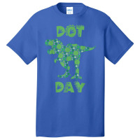 International Dot Day Green Polka Dot T Rex Dinosaur Kids Basic T-shirt | Artistshot