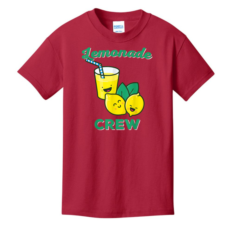 Lemonade Stand Shirt Crew And Boss Lemon Juice Summer Yellow T Shirt Basic Youth T-shirt by cm-arts | Artistshot