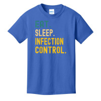 Vintage Retro Sunset Eat Sleep Infection Control T Shirt Basic Youth T-shirt | Artistshot