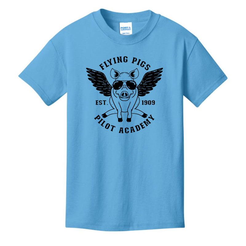 Flying Pigs Academy Basic Youth T-shirt by Aibon | Artistshot