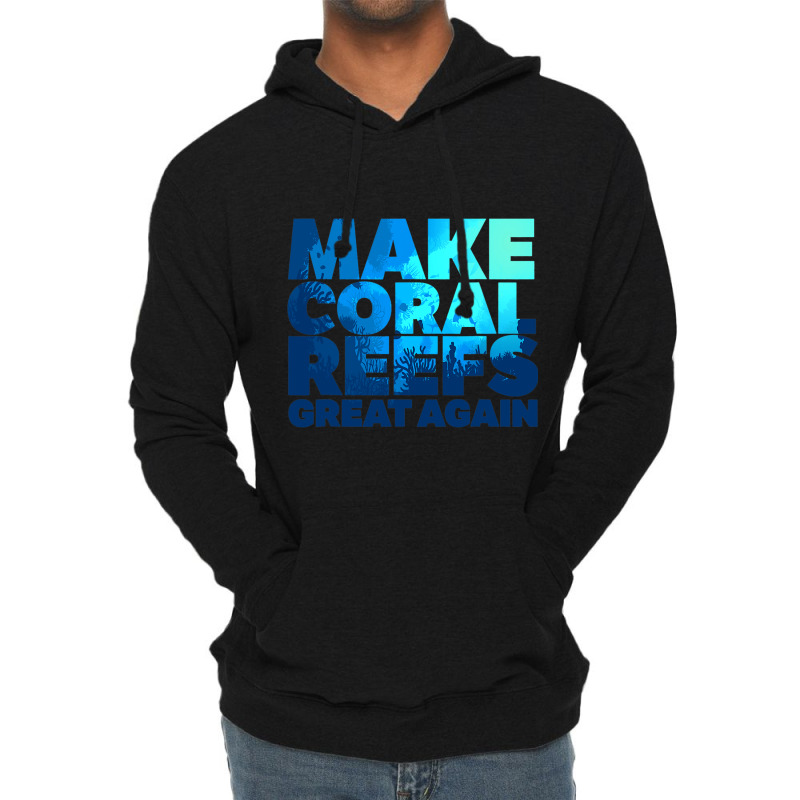 Save Our Oceans Reef Ocean Coral Lightweight Hoodie by TedWidener | Artistshot