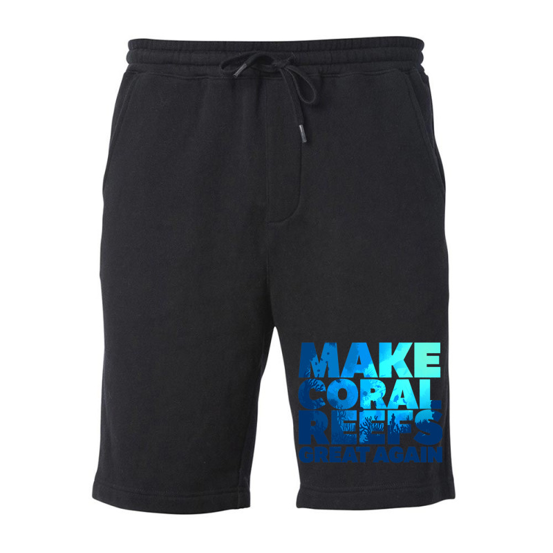 Save Our Oceans Reef Ocean Coral Fleece Short by TedWidener | Artistshot