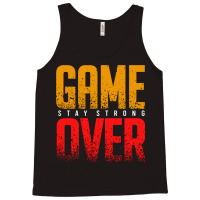 Game Over Vector T Shirt Design Tank Top | Artistshot